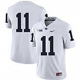 Penn State Nittany Lions 11 Brandon Bell White Nike College Football Jersey Dzhi,baseball caps,new era cap wholesale,wholesale hats